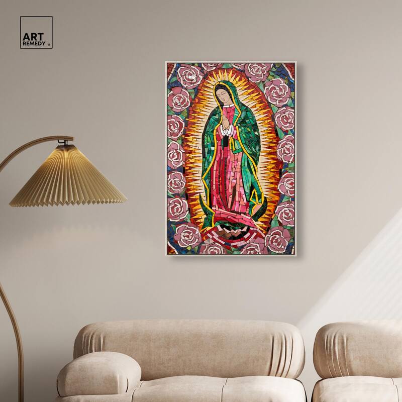 Mother of Mosaic Canvas by Art Remedy