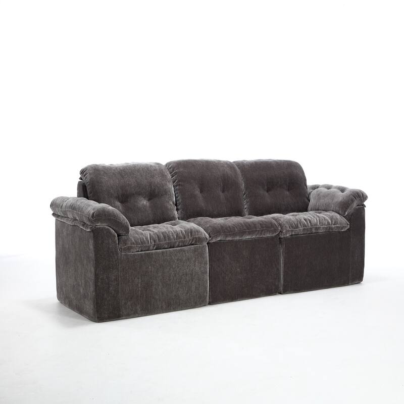 Modular Convertible Cushioned Sleeper Sofa Set