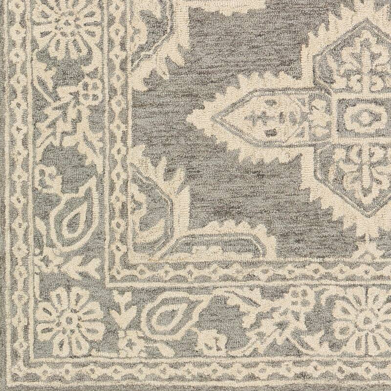 Livabliss Lisbet Handmade Boho Medallion Wool Area Rug