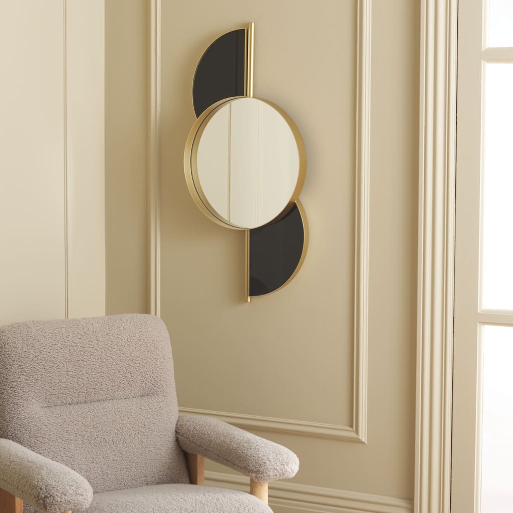 SAFAVIEH Nayeli Mid-Century Modern 17 x 35-inch Decorative Accent Mirror - 16.5 In. W x 3 In. D x 35 In. H