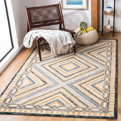 SAFAVIEH Handmade Aspen Zhitinja Boho Tribal Wool Rug