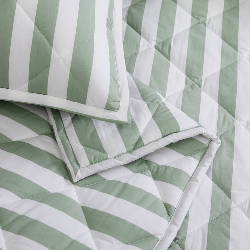 Brooklyn Loom Levi Stripe 3 Piece Quilt Set