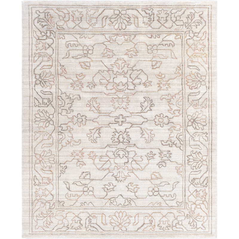 Surya Dove Hand-loomed Viscose Area Rug