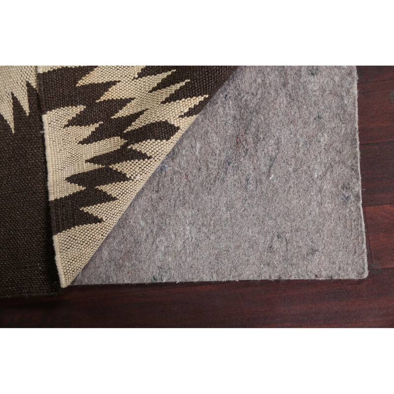 Natural Dye Kilim Tribal Geometric Oriental Wool Area Rug Hand-woven - 4'6" x 6'8"