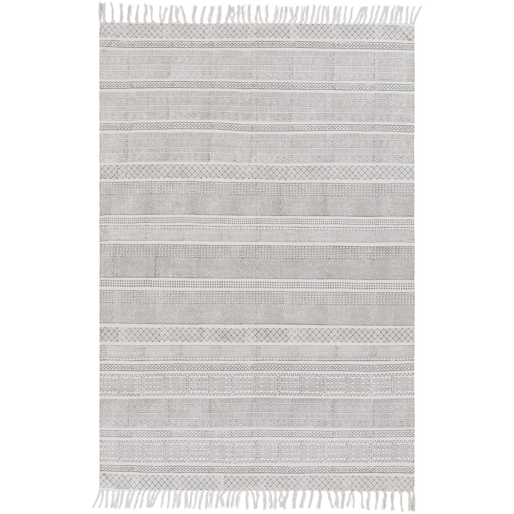Hand-Woven Charleigh Cotton Area Rug - 6' x 9'