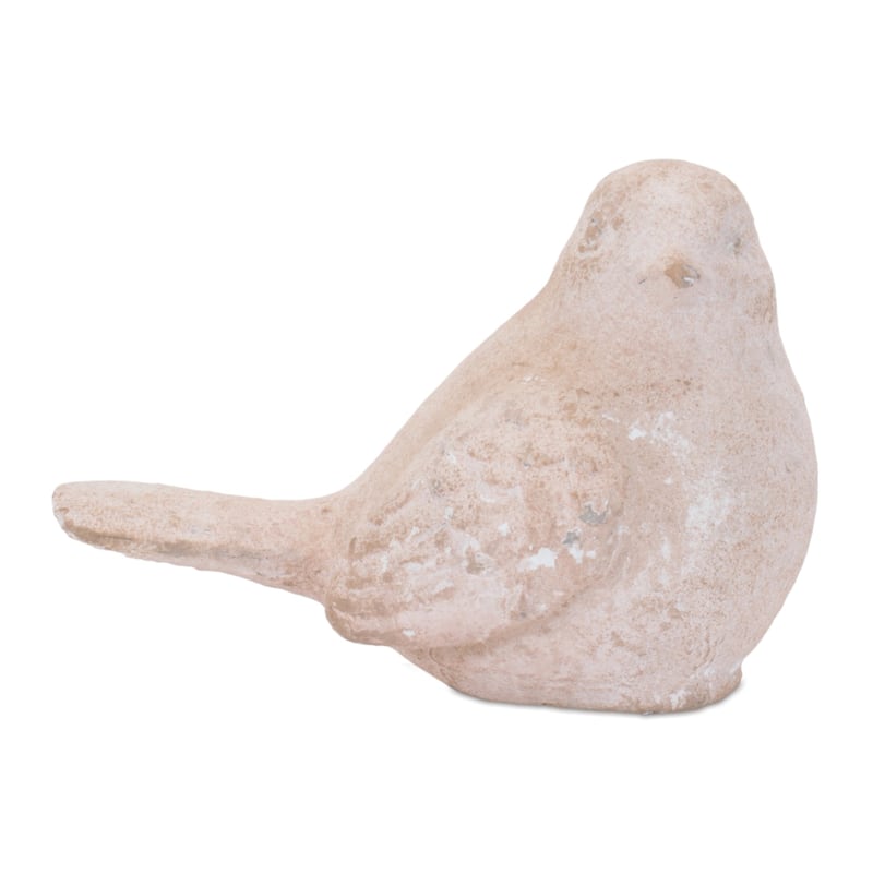 Sitting Posed Bird Figurines - 5.5" - Set of 3
