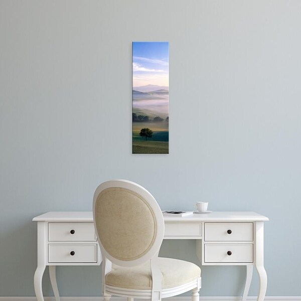 Easy Art Prints Panoramic Images's 'Fields Tuscany Italy' Premium Canvas Art