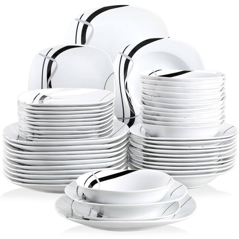 VEWEET Fiona Porcelain Dinnerware Set