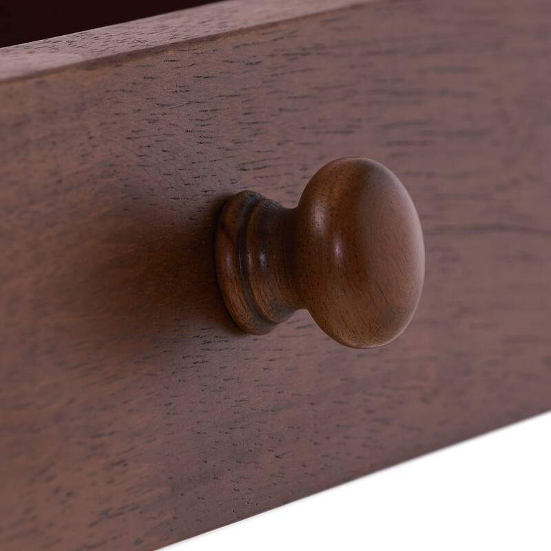 Wood Storage Desk with Drawers, Small Gaming Study Desks for Work