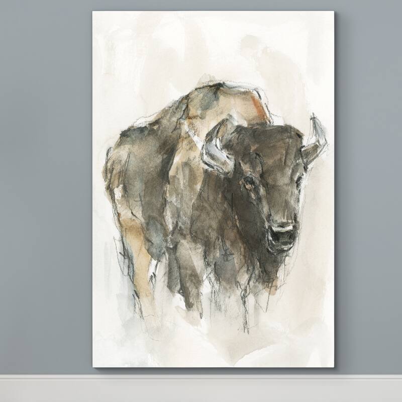 American Buffalo I -Premium Gallery Wrapped Canvas