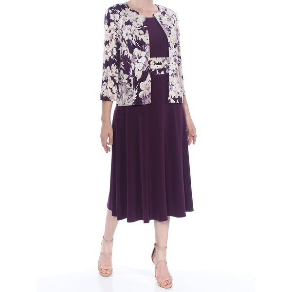 Shop JESSICA HOWARD Womens Purple With Floral Jacket