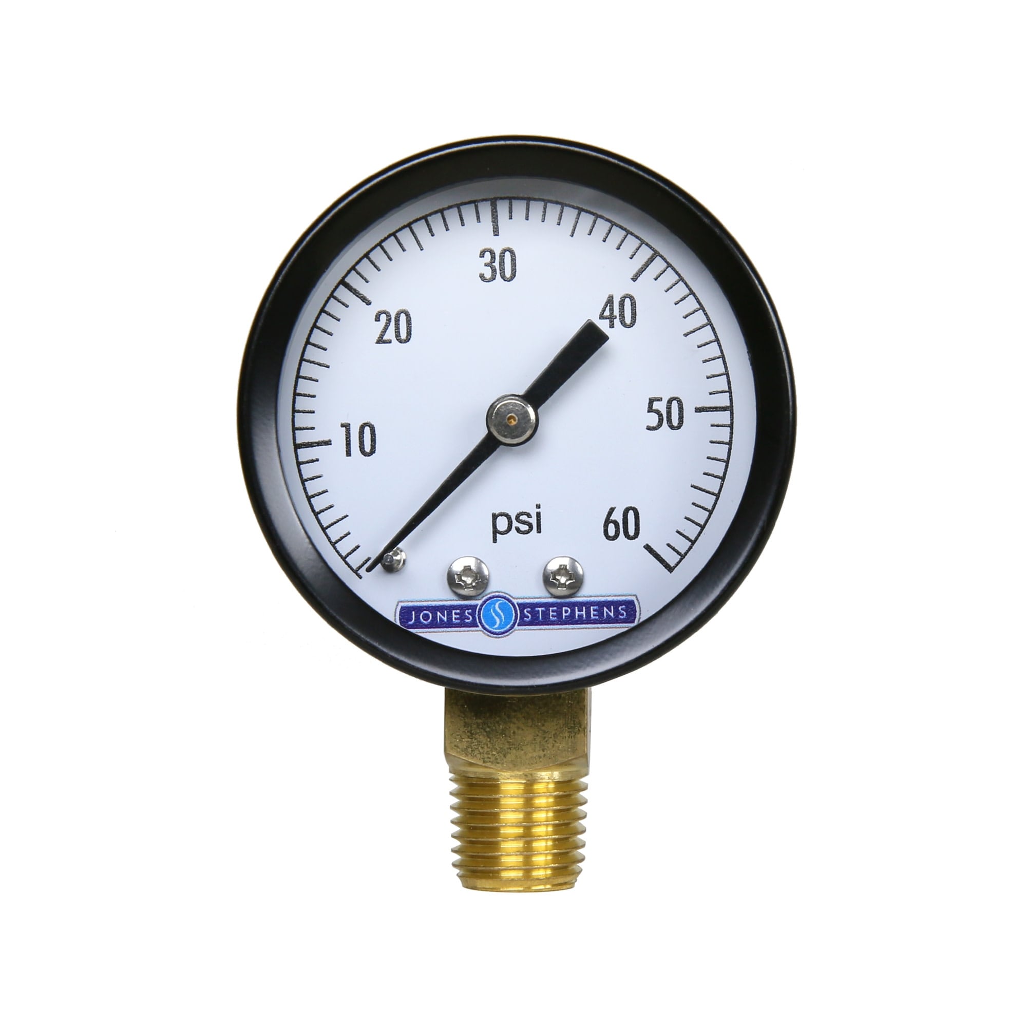 Jones Stephens G60060 2" 60 PSI Pressure Gauge