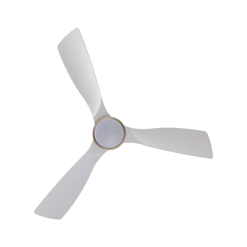 48'' Gold Indoor Ceiling Fan with Light Remote Control