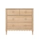 preview thumbnail 7 of 32, Charlotte/Scallop 4 Drawer Dresser