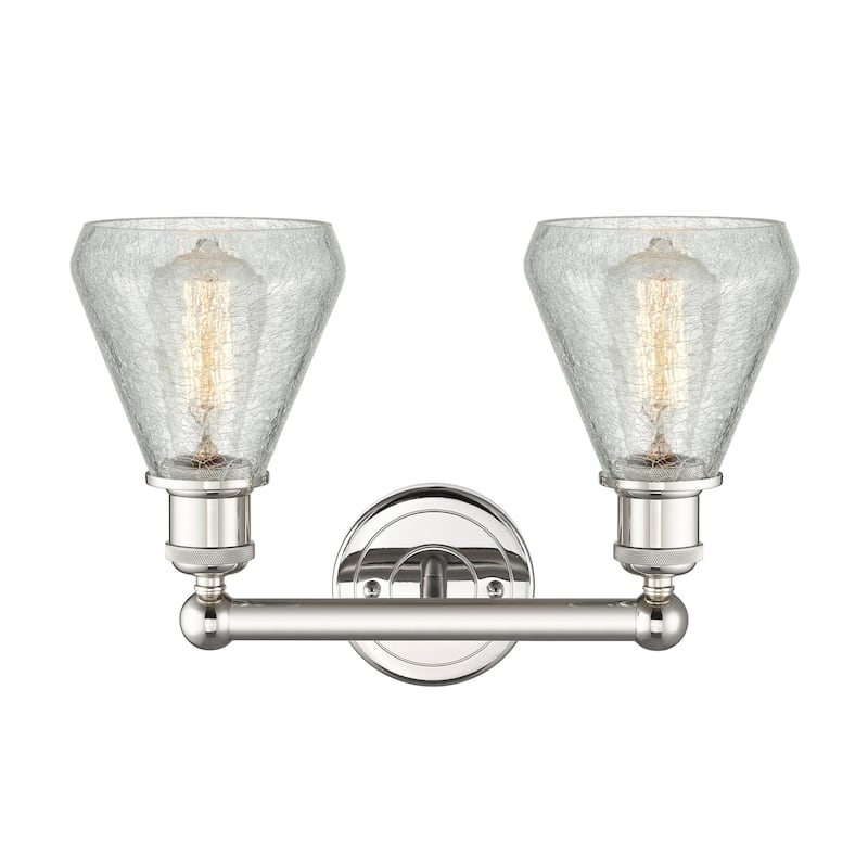 Innovations Lighting 616-2W-13-15 Conesus Vanity Conesus 2 Light 15"