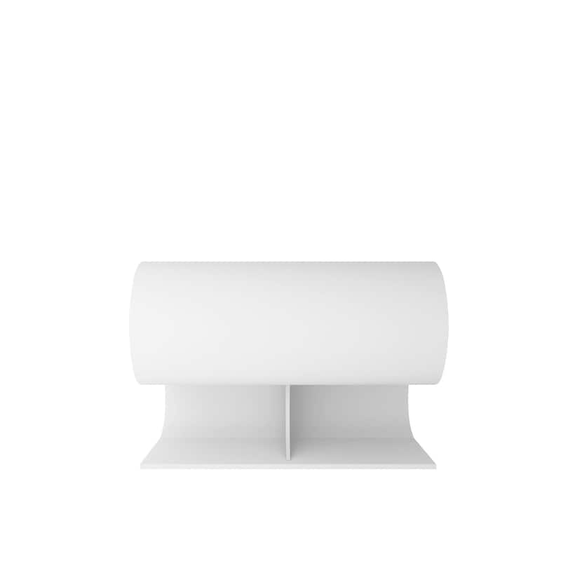 Soprano 30" Wall Mounted S Shape Sink with Shelf - No Faucet Hole
