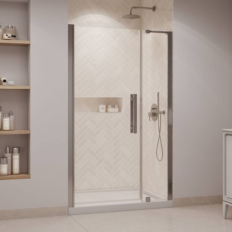 Ove Decors 15SKC-PASA48 Pasadena 74-3/4" High x 48" Wide x 36" Deep - Satin Nickel