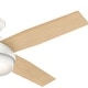 preview thumbnail 3 of 19, Hunter 52" Dempsey Ceiling Fan w/LED Light Kit, Handheld Remote - Contemporary, Transitional