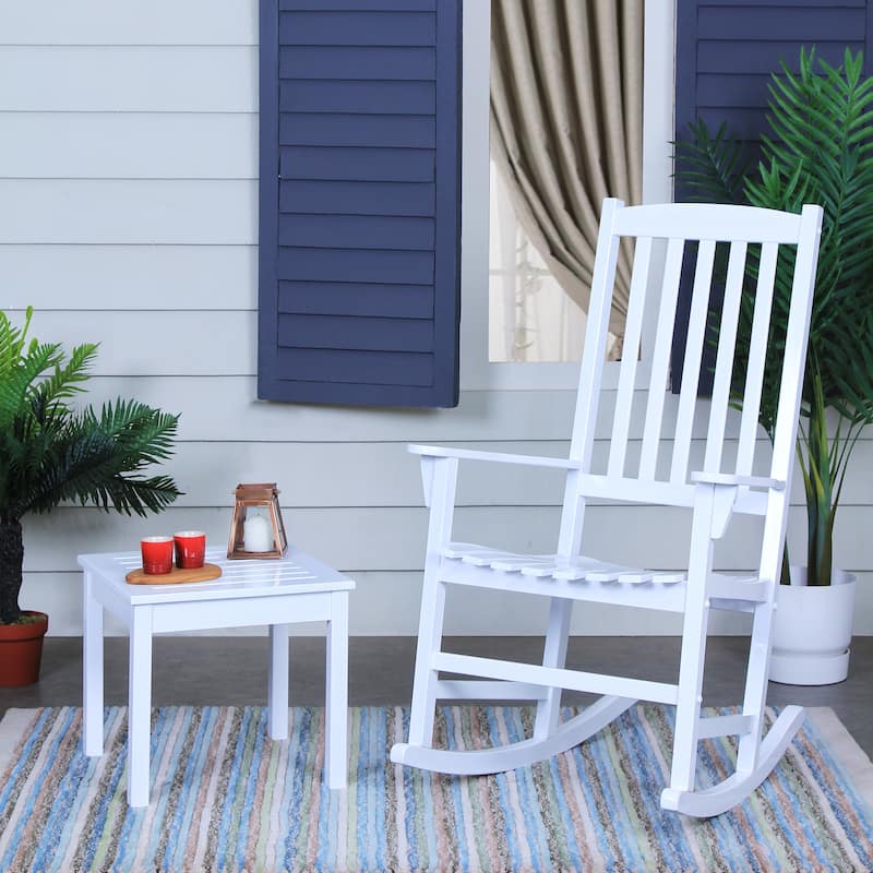 Cambridge Casual Dayton Square Wood Outdoor Side Table