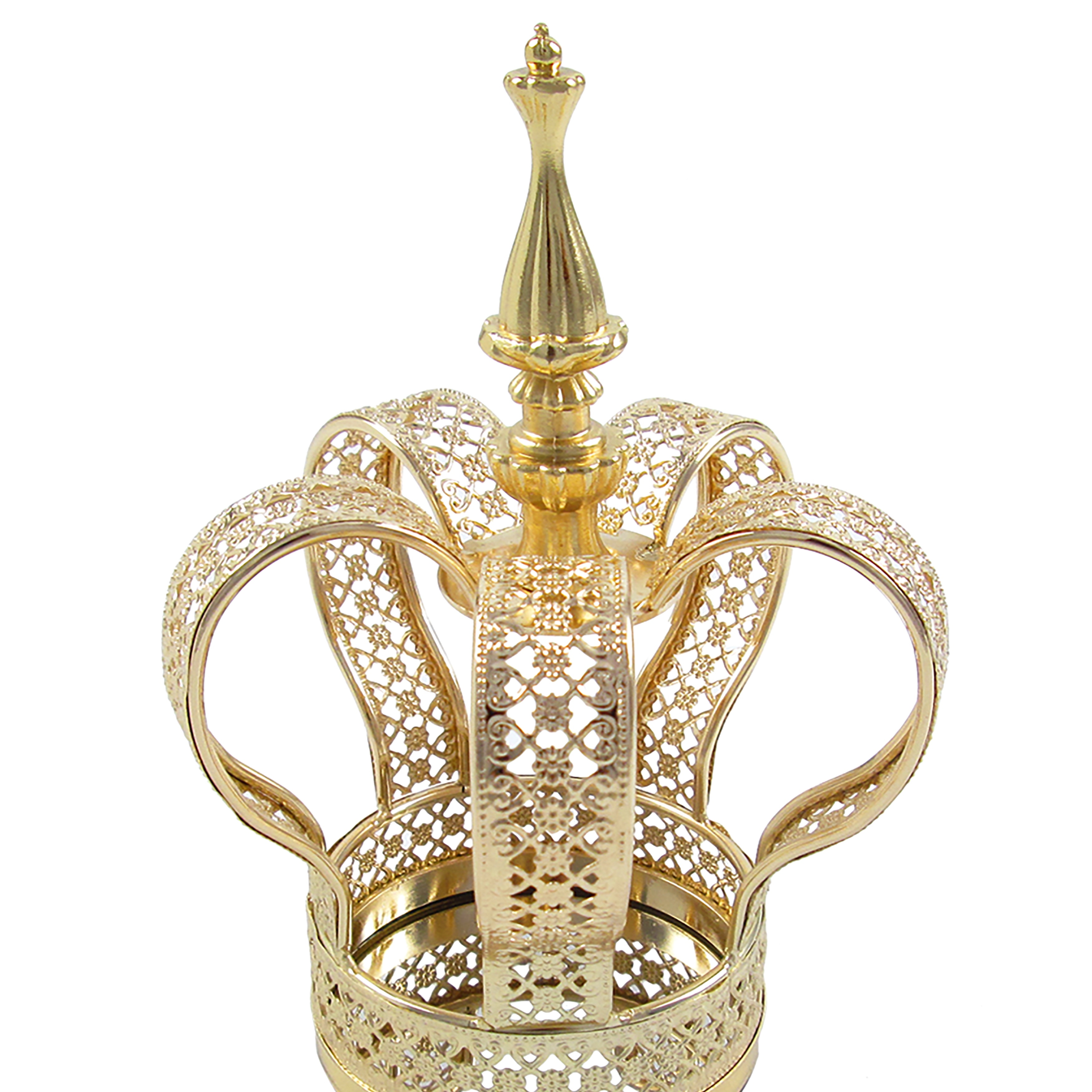 Gold Metal Crown Decor