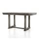preview thumbnail 4 of 4, Furniture of America Bura Grey Diamond Wood Top 60-inch Dining Table