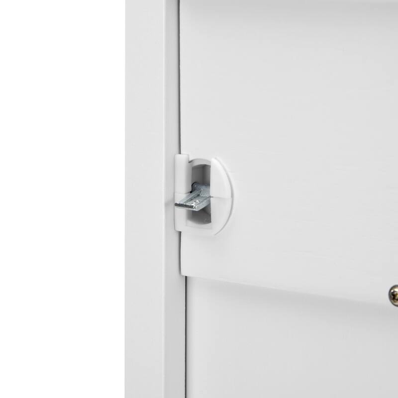 Modern Hall Tree Coat Rack with Shoe Rack Bench, Coat Hooks and Open Shelves, for Entryway Storage, White