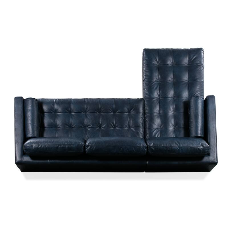 Poly & Bark Napa 104.5" Left Sectional Sofa - Full Grain Genuine Italian Leather