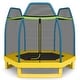 preview thumbnail 1 of 24, Costway 7 FT Kids Trampoline with Safety Enclosure Net Spring Pad