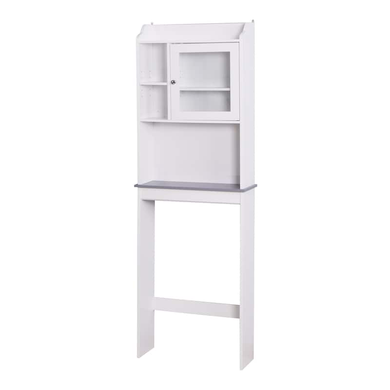Above Toilet Storage Cabinet - White