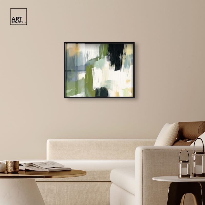 Moss Layers I Shadowbox by Art Remedy