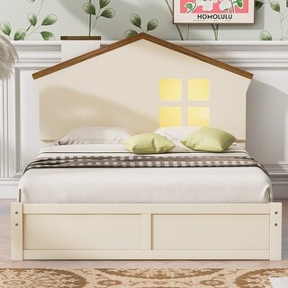 Warmth Design Platform Bed Kids Bed Frame with Slat