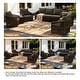 preview thumbnail 38 of 81, Rope Woven Patio Conversation Set with Swivel Chair & Settee Cushions