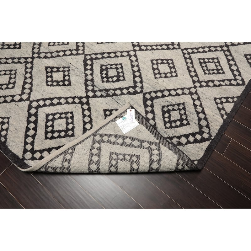 Hand Knotted Tibetan Wool Modern & Contemporary Oriental Rug (8x10) - 8' 4'' x 10' 3''