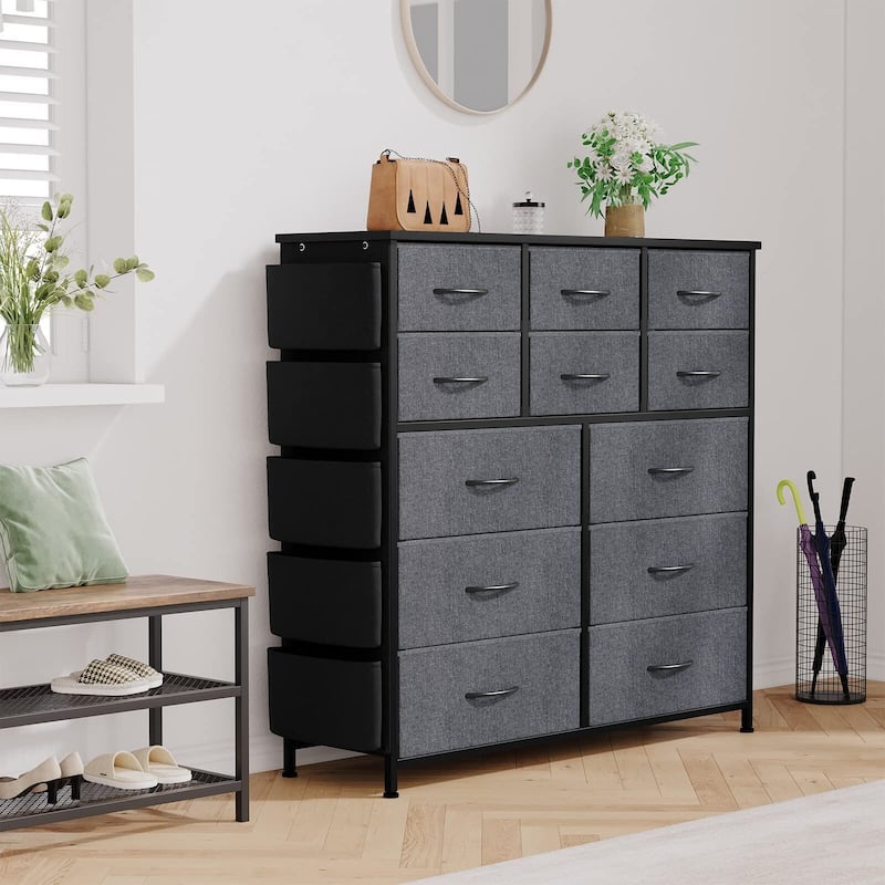 Dresser for Bedroom with 12 Drawer
