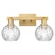 Option Brushed Brass / Clear Water Glass