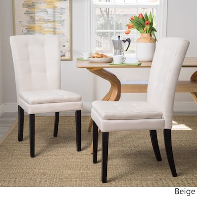 PU Leather Upholstered Dining Chairs