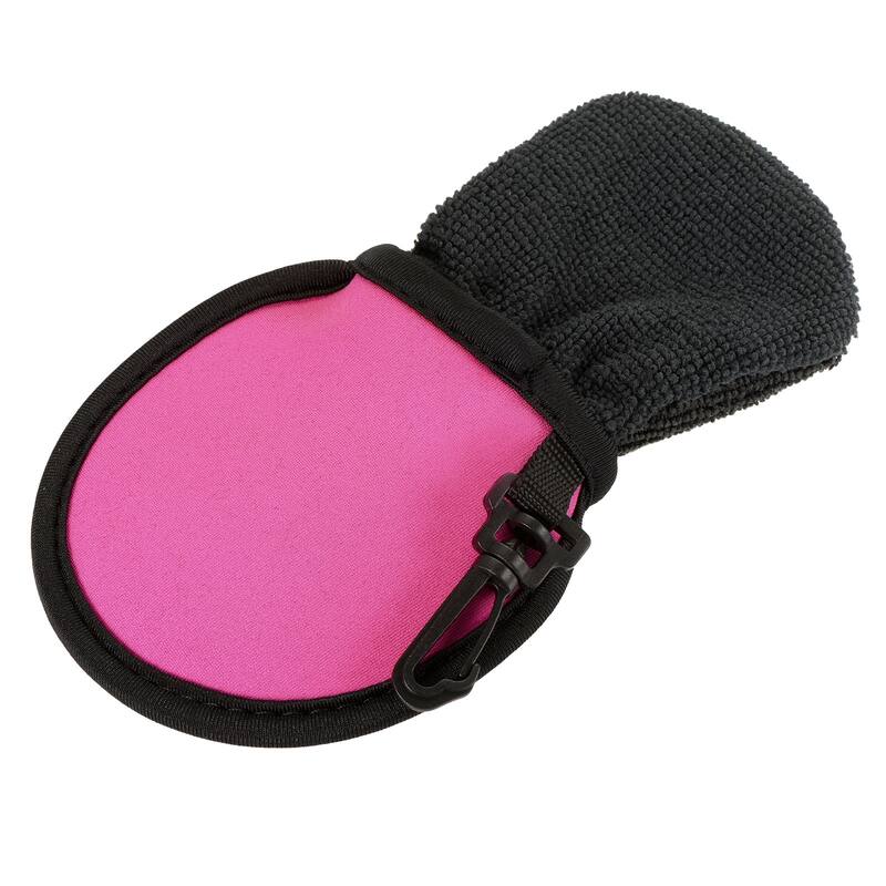 Golf Ball Cleaner Portable Pouch Pocket Washer Bag with Clips