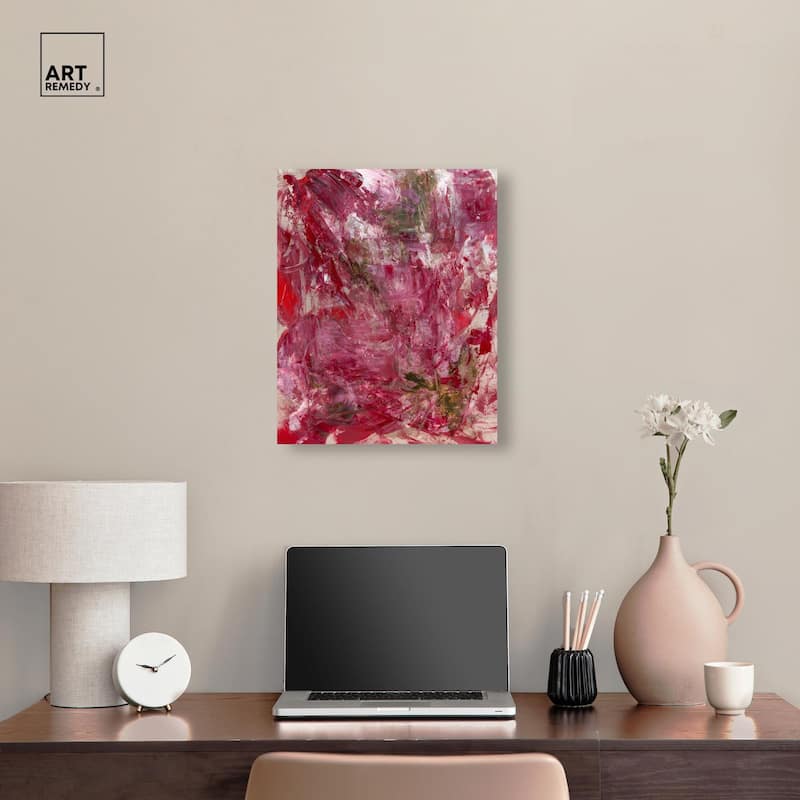 Shades of Red III Canvas by Art Remedy, Gallery Wrapped