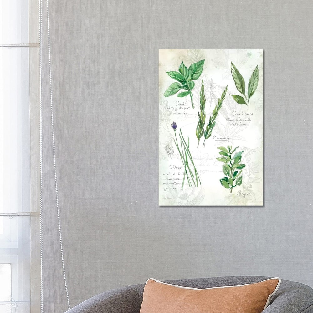 iCanvas "Fresh Herbs I" by Carol Robinson Canvas Print