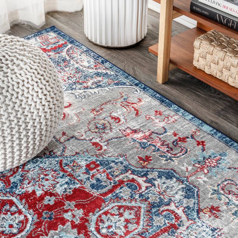 JONATHAN Y Traditional Persian Vintage Medallion Area Rug