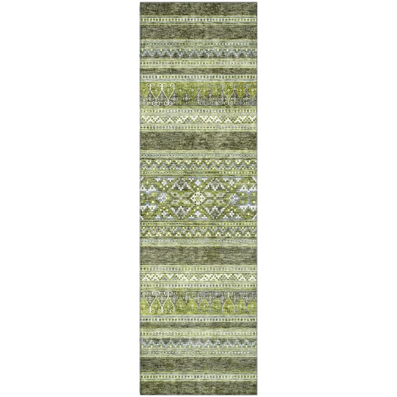 Premium Washable Super Soft Boho Stripe Mayfield Rug
