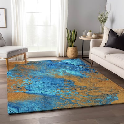 Premium Washable Super Soft Abstract Contemporary Mayfield Rug