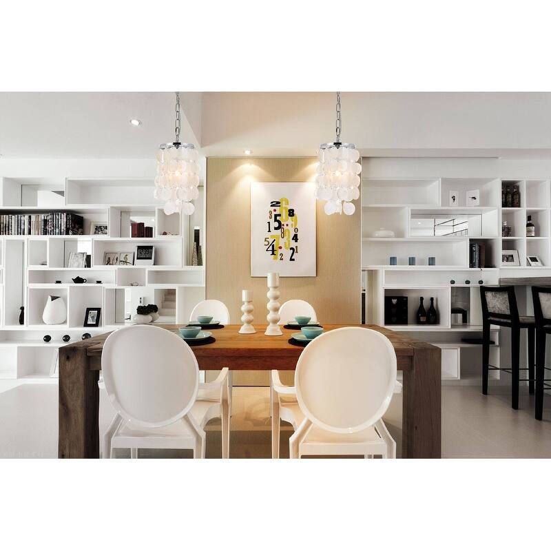 Selene 1 light Brass Pendant