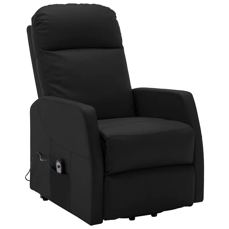 vidaXL Power Lift Recliner Electric Lift Chair for Home Theater Faux Leather - 26" x 35.8" x 42.1"