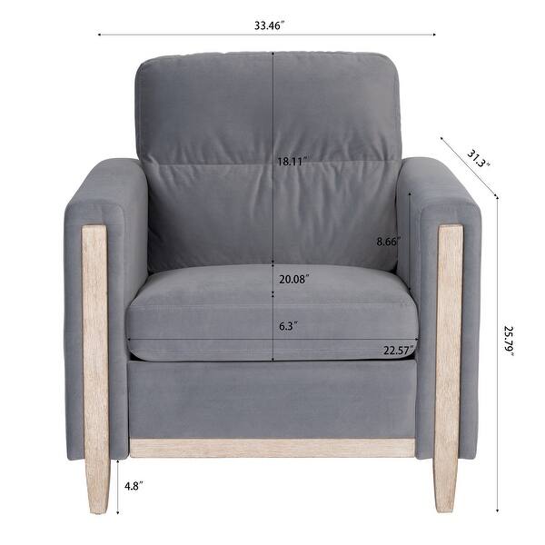 Accent Chair 1 Seater Sofa For Living Room Bed Bath & Beyond 39039755