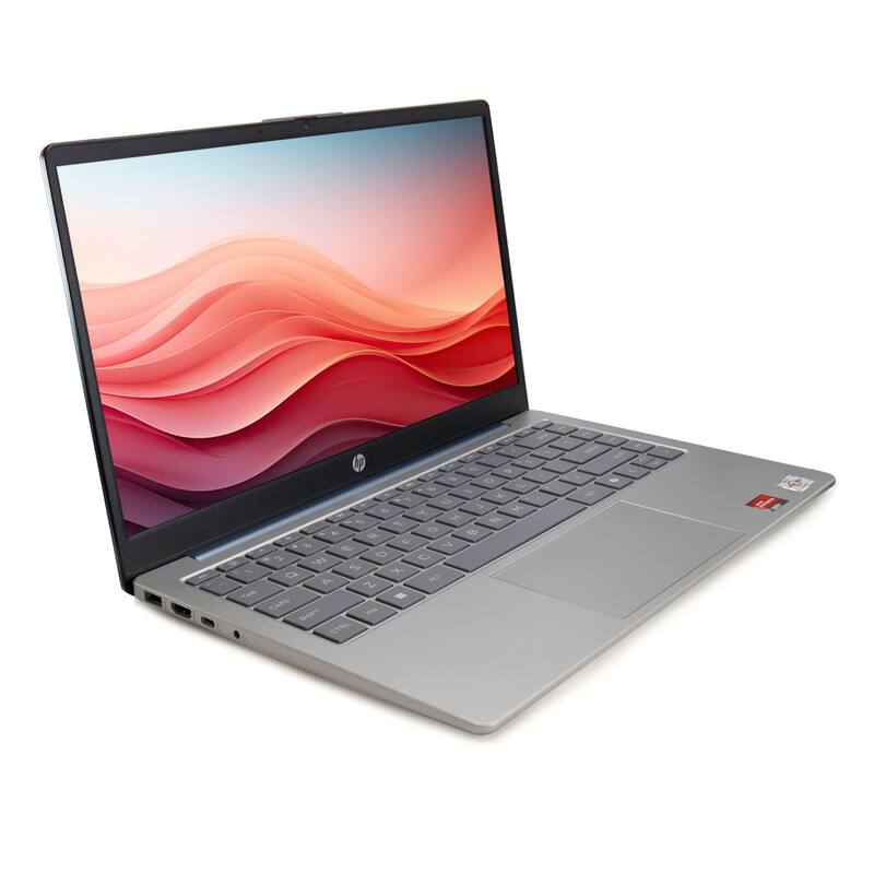 HP 14" HD Windows Laptop AMD Athlon 7120 - 4GB RAM, 128GB UFS (Moonlight Blue) + 64GB SDXC Card Bundle