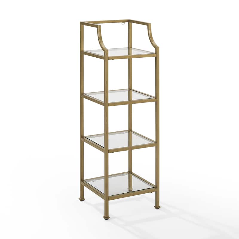 Crosley Aimee Short Etagere - 12.5"W x 12.5"D x 40"H