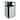 Commercial 31.4 GAL Steel Trash Can with Inner Bin, Locking Access Door