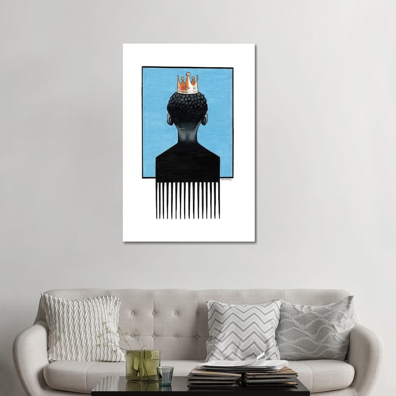 iCanvas "Little Prince Afropick" by Manasseh Johnson Canvas Print - 48x32x1.5