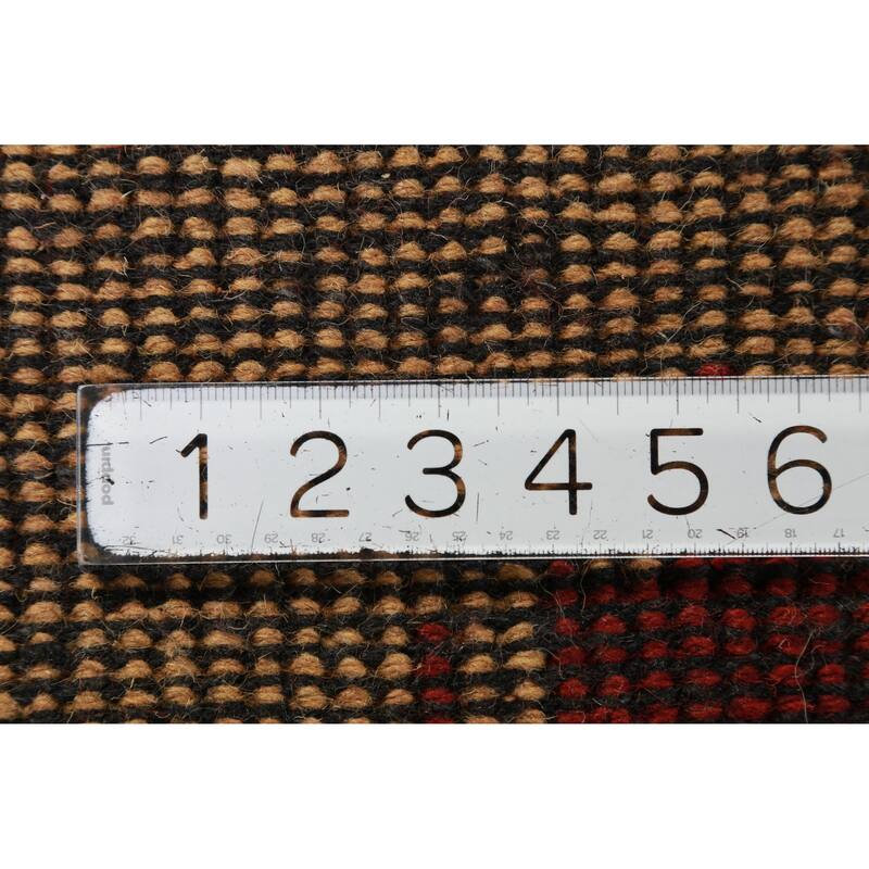 Hand Knotted Oriental 100% Wool Carpet Modern Geometric Oranges & Rust Moroccan Area Rug - 11' 7'' X 9' 5''